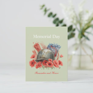 Editable Memorial Day Invitation Maker Card