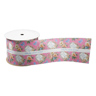 Editable Mensaje Dia de Madres Ribbon Satin Ribbon