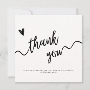 Editable Minimalist Valentines day Card Gift For 