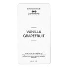 Editable Minimalist White Soy Wax Melt Labels