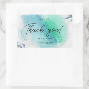 Editable Modern Minimalist Business Purchas  Sticker