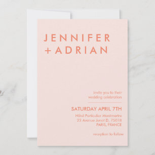 Editable Modern Minimalist Invitation