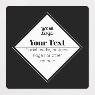 Editable Modern Text Design & Your Logo
