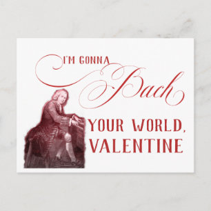 EDITABLE musique classique avec carte Valentine Ba