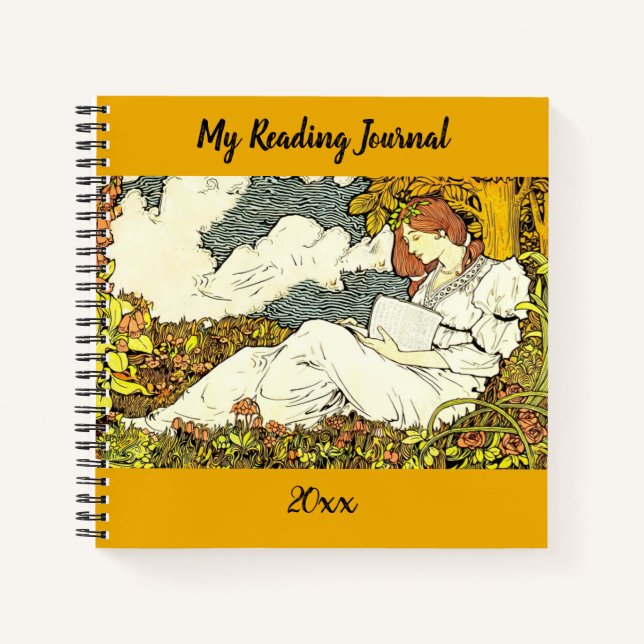 Editable My Reading Journal (Front)