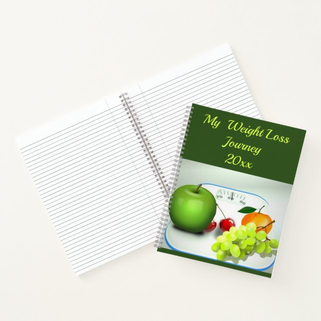 Editable My Weight Loss Journey Notebook (Inside)