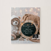 Editable neutral pregnancy announcement 