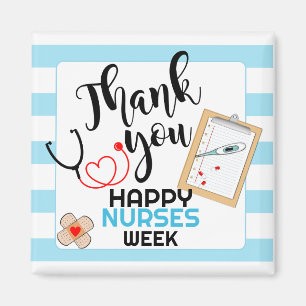 Editable Nurse appreciation week staff gift Magnet