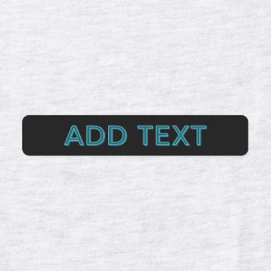 Editable Outlined Lettering w/Drop Shadow