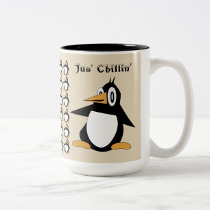 Editable Percius The Penguin Coffee Mug
