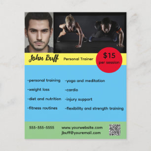 Editable Personal Trainer Flyer