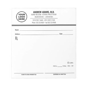 Editable Presciption Notepad