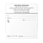 Editable Prescription Notepad