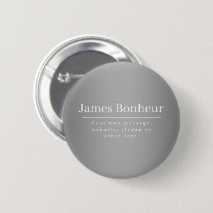 Editable Promotional Template for Business etc. 2 Inch Round Button