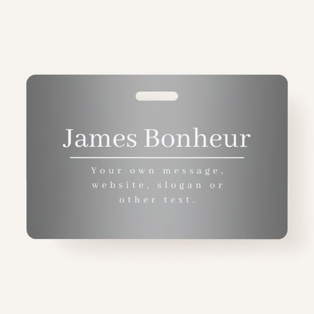 Editable Promotional Template for Business etc. Badge (Front)
