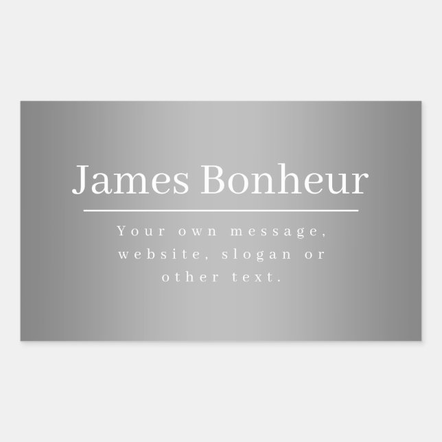 Editable Promotional Template for Business etc. Sticker (Front)