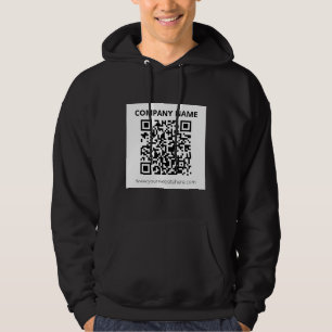 Editable QR code & Simple Customizable Design  Hoodie