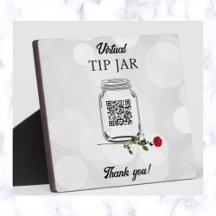 Editable QR Code Tip Jar and Rose