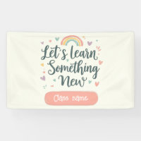 Editable Rainbow Classroom – Let’s Learn