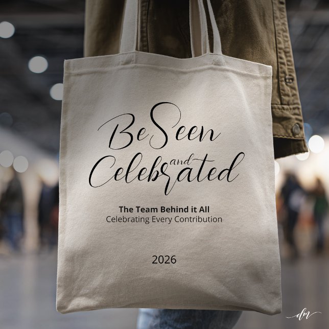 Editable Recognition Tote Bag (Recognition tote designed for events—clean, modern branding that elevates appreciation.)