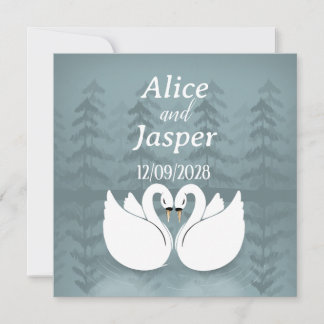 Editable Romantic and elegant wedding Sticker Invitation