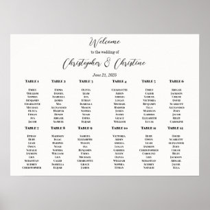 Editable  Seating Chart