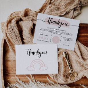 Editable  Small Business Thank You Card, Card