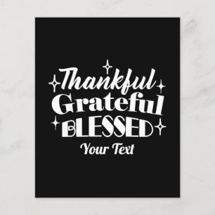 Editable Sparkling Thanksgiving Quote Design Flyer
