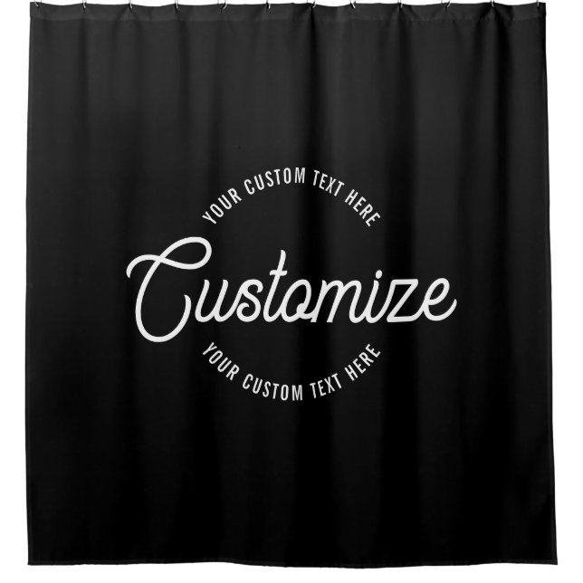 Editable Stylish Cursive & Modern Circular Text (Front)