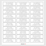 Editable Stylish individual wedding guest address<br><div class="desc">Custom Wedding Guest individual address stamp label  - Ask me if you have any queries</div>