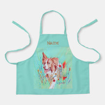 Editable Text Border Collie Apron