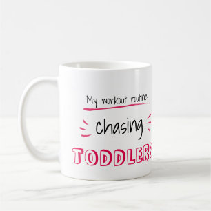 Editable text: ..chasing ...(twins, teens, etc.) coffee mug