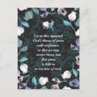 Editable text floral design black ver