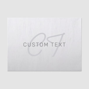 Editable Text for Business, Greeting or Name Tissue Paper