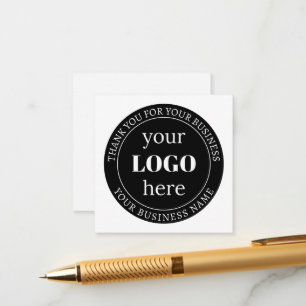 Editable Text & Your Logo or other Design  Enclosure Card