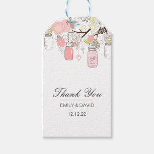 Editable Thank You Gift Tags, Custom Favour Tags