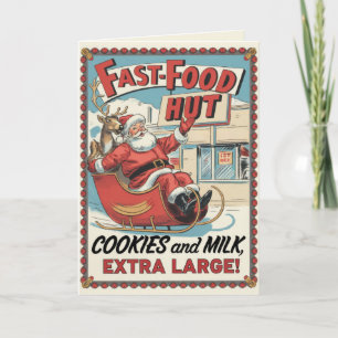EDITABLE Vintage Funny Christmas Card