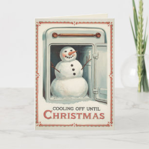 EDITABLE Vintage Funny Christmas Card