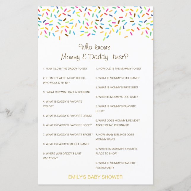 Editable Who Knows Mommy and Daddy Best (Front)