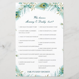 Editable Who Knows Mommy and Daddy Best