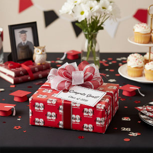 Editable Year class of graduation  Wrapping Paper