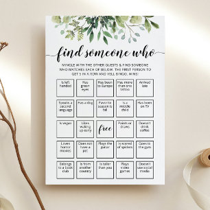 Editer Trouver Quelqu'Un Qui Joue Carte De Jeu De 