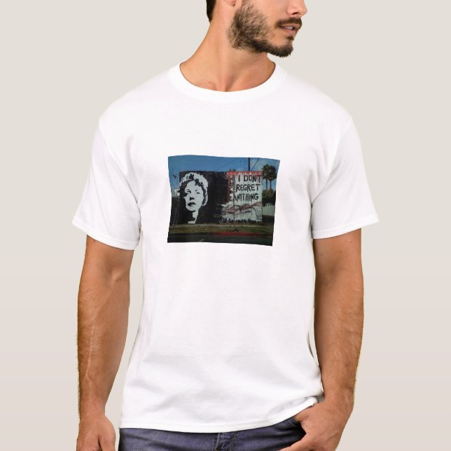 Edith Piaf Street Art T-Shirt (Front)
