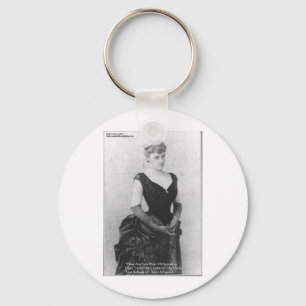 Edith Wharton "Spreading Light" Quote Gifts & Card Keychain