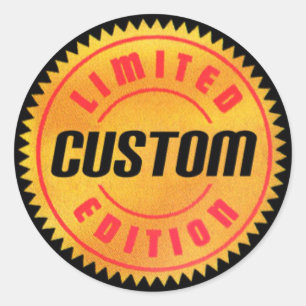 Edition limitée : Stickers ronds personnalisés