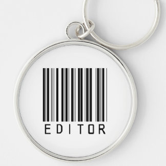 Editor Bar Code Keychain
