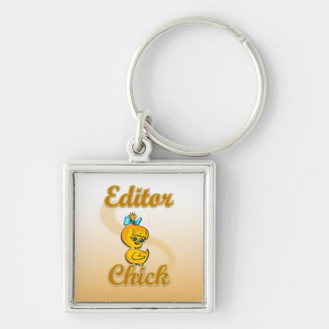 Editor Chick Keychain (Front)