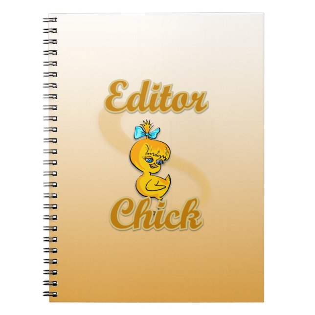 Editor Chick Notebook (Front)
