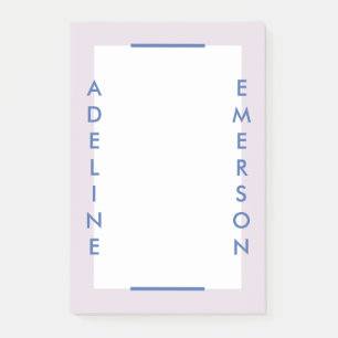 Editorial Modern Typography Post-It Notes - Purple