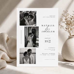 Editorial Photo Story Wedding Invitation